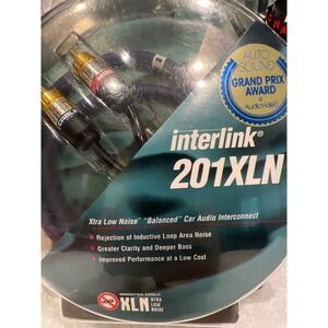 Monster Cable Interlink 201XLN 2-Channel Car Audio RCA Interconnect 1m 3.3ft NEW